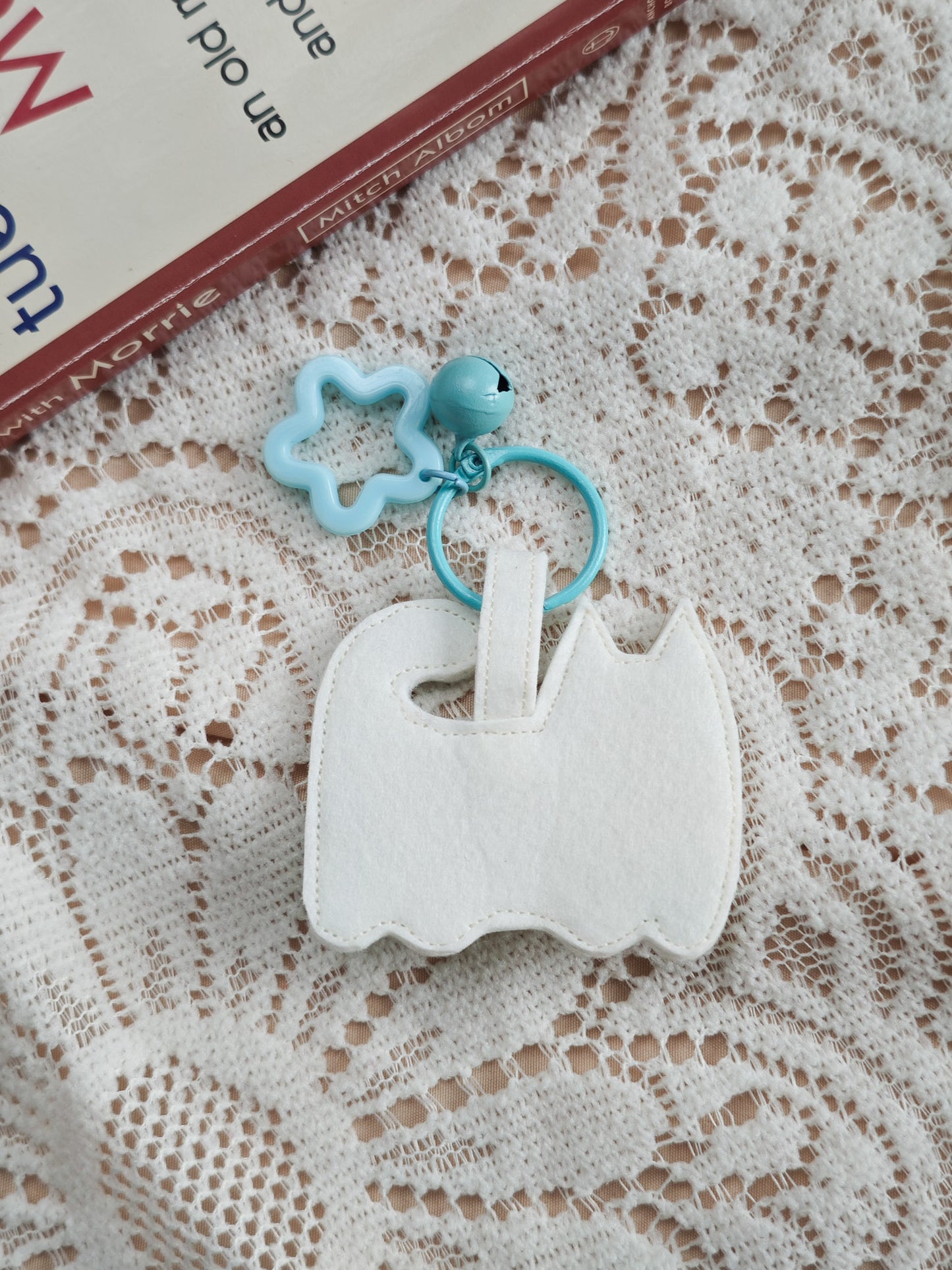 Cute Kitten Felt Ornament - Handmade Cat Hanging Decor D02