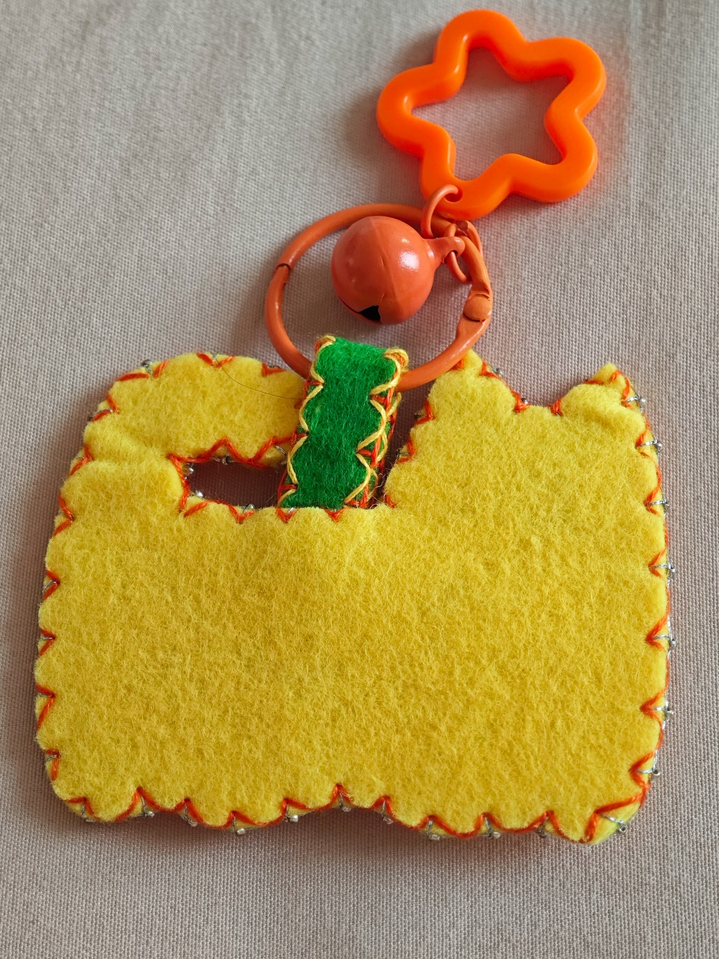 Cute Kitten Felt Ornament - Handmade Cat Hanging Decor E40