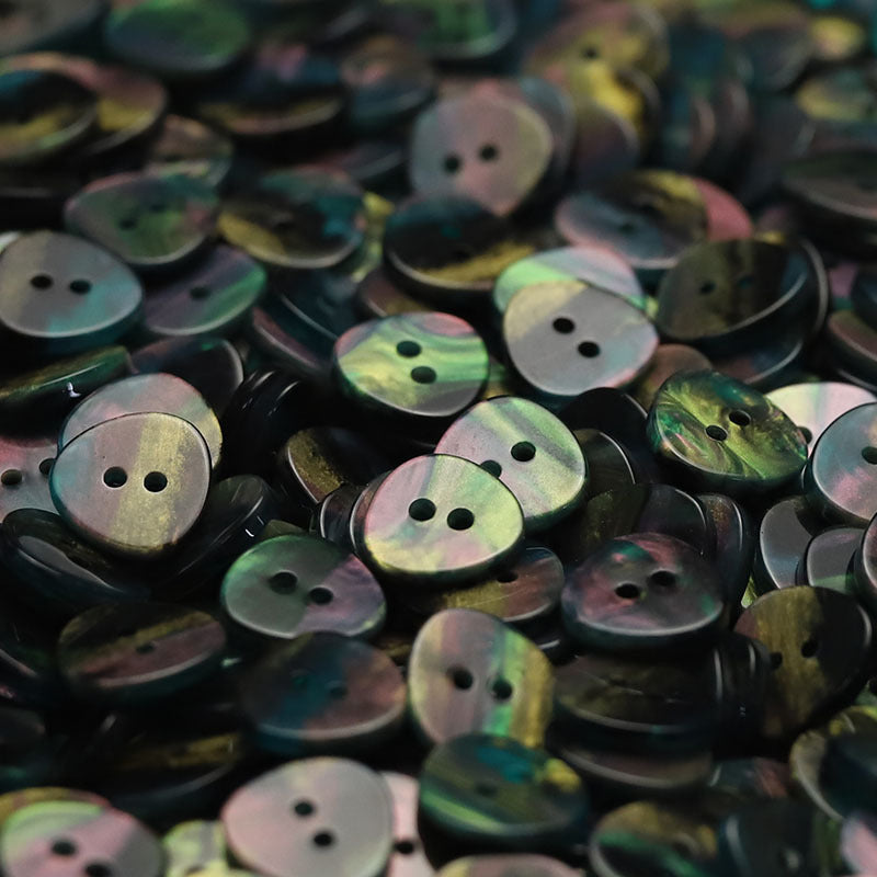 2-Hole Triangle Button  1.25CM ( 0.5 inch)（5 PCS）