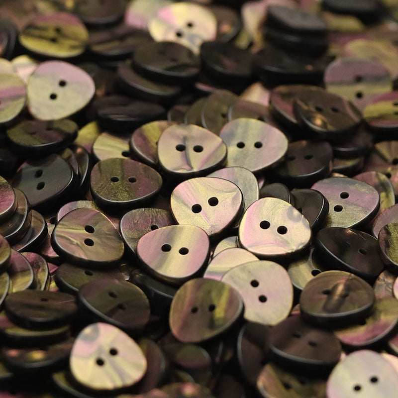 2-Hole Triangle Button  1.25CM ( 0.5 inch)（5 PCS）